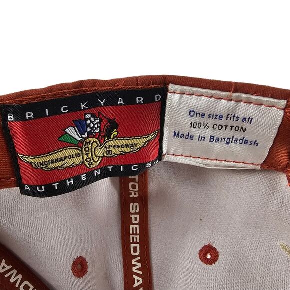 Indianapolis 500 Hat Indiana Motor Speedway 90th Race 2006 Orange Gold Limited - Picture 11 of 12